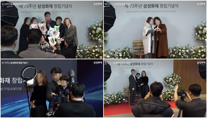 식전 로비 이벤트 생중계, 현장감 있는 카메라 워크 연출