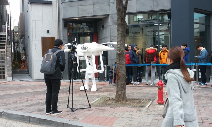 DJI 홍대 Flag Shop Grand Open 글로벌 생중계 라이브 스트리밍